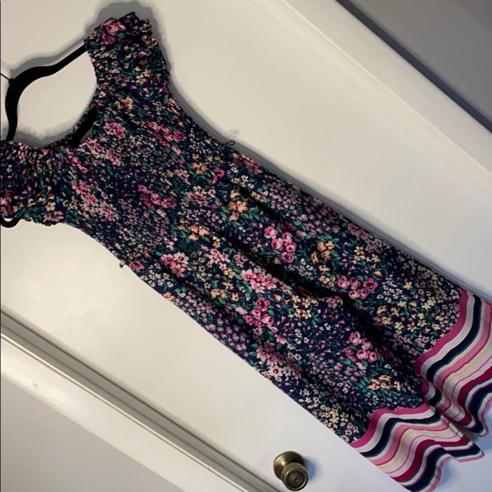 Beautees Big Girl Smocked Jumpsuit